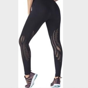 FABLETICS Black Seamless Mesh Legging Sz Small